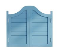 Solid Wood Swinging Cafe Doors with Double Action Hinges for Kitchen Bar Entrance