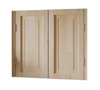 Solid Wood Swinging Door for Kitchen & Pub - Half Waist Design with Hins, Perfect for Butler Counter & Slish Interior Partit Door