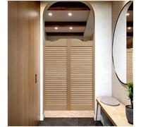 Solid Wood Swinging Doors 30 52in Wide Two Way 180° Rotation Complete with Hinges & Hardware Ideal for House Doorways Laundry Rooms & Hallways (W35 X H36 cm)