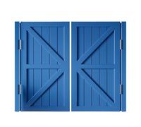 Solid Wood Swinging Doors, Cafe Saloon Double Half Partition Door for Kitchen Bar Hallway with Auto-Close Hinges