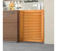Solid Wood Swinging Doors with Auto Close for Kitchen, Bar, and Hallway Partitions