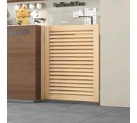 Solid Wood Swinging Doors with Auto Close, Ideal for Kitchen, Bar, and Hallway Partitions