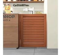 Solid Wood Swinging Doors with Auto Close, Ideal for Kitchen, Bar, and Hallway Partitions