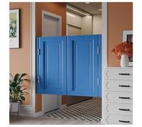Solid Wood Swinging Doors with Auto Close, Western Style Dutch Doors for Kitchen and Room Divider