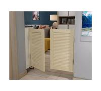 Solid Wood Swinging Saloon Doors ， Rustic Western Style Half Door ，for Kitchen, Bar, Hallway - with Auto-Close Hinges & Hardware - Interior Partition Door， for Bedroom(E,W140xH120cm(55.12x47.24in))