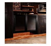 Solid Wood Swinging Saloon Doors ， Rustic Western Style Half Door ，for Kitchen, Bar, Hallway - with Auto-Close Hinges & Hardware - Interior Partition Door， for Bedroom(A,W100xH70cm(39.37x27.55in))