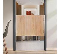 Solid Wood Swinging Saloon Doors with Stainless Steel Hinges for Kitchen, Bar, Bathroom Entrances