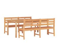 Solid Wood Teak Garden Dining Set Dining Table Chair Multi Sizes/Models vidaXL