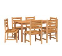 Solid Wood Teak Garden Dining Set Dining Table Chair Multi Sizes/Models vidaXL