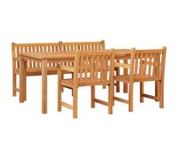 Solid Wood Teak Garden Dining Set Patio Table Furniture Multi Models vidaXL
