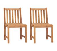 vidaXL Solid Teak Wood 5 Piece Outdoor Dining Set Garden Furniture Table Chair