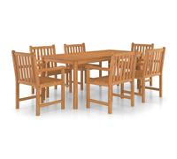 Solid Wood Teak Garden Dining Set Patio Table Furniture Multi Models vidaXL