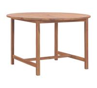 vidaXL Garden Dining Table 110x75 cm Solid Wood Teak, Brown