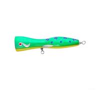 Solid Wood Topwater Lure 20cm UV Glow for bass Pike Solid Wood | Deep concave lip, loud splashing noise, attracts fish in murky water, 20cm length, ideal for still lakes