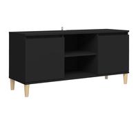 Solid Wood TV Cabinet & Legs Sideboard TV Stand Unit Multi Colours vidaXL
