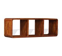 Solid Wood TV Cabinet with Honey Finish 120x30x40 cm Wooden Stand vidaXL