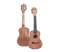 Solid Wood Ukulele 23/26 Four Strings Musical Instruments Beginner Adult Practice Playing(Type 3)