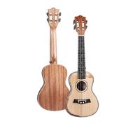Solid Wood Ukulele 23/26 Four Strings Musical Instruments Beginner Adult Practice Playing(Type 5)