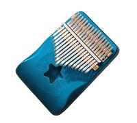 Solid Wood Veneer Kalimba 17 Key Thumb Piano Mahogany Kalimba Finger Piano Beginners Instrument Thumb Piano (Color : 02)