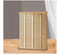 Solid Wood Venetian Blinds 90x100cm - Durable Horizontal Window Shades Room Darkening Treatments Stylish Wooden Blinds for Home Available in 50-120cm Widths