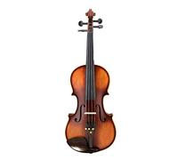 Solid Wood Violin, Acoustic Violin, For Beginners With Hard Shell, Shoulder Rest, Rosin, Extra Bridge Strings(1/8)