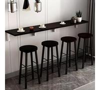 Solid Wood Wall Mounted Foldable Dining Table, Space-Saving Computer Table for Small Apartments, Floating Restaurant Bar Table, Perfect for Limited Spaces