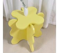 Solid Wood Wave Side Table for Bedroom or Bedside, Simple and Stylish Design