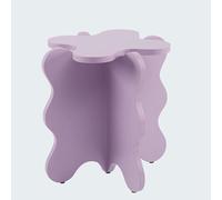 Solid Wood Wave Side Table for Bedroom or Bedside, Simple and Stylish Design