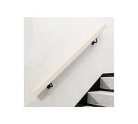 Solid Wood White Pine Stair Railing 1.5 12ft Wall Mounted Non Slip Grab Bar for Elderly Safety Durable Support Rod for Home Interior & Loft Stairs