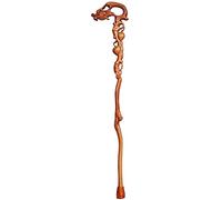 Solid Wooden Walking Cane Wood Canes Cane, Elderly Crutches, Solid Wood Walking Stick, Walker, 4 Styles Fine Carving 96 Cm Long Available As Needed Truncated by Yourself for Elderly, Seniors