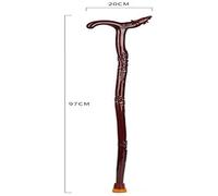 Solid Wooden Walking Cane Wood Canes Foldable Cane, Crutch Solid Wooden, Old Man' S Walking Stick, Mouth Wood Hiking Stick,Thanksgiving for Elderly, Seniors