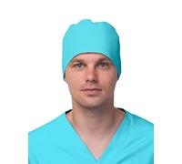 Solid Working Cap Scrub Cap for Women and Men Unisex Surgical Cap Comfortable and Stylish Scrub Hat, Sea Wave, One Size