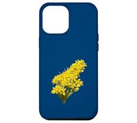 Solidago Gigantea Wildflower Botanical Vector Illustration Case for iPhone 12 Pro Max