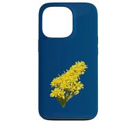 Solidago Gigantea Wildflower Botanical Vector Illustration Case for iPhone 13 Pro