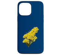 Solidago Gigantea Wildflower Botanical Vector Illustration Case for iPhone 13 Pro Max