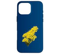 Solidago Gigantea Wildflower Botanical Vector Illustration Case for iPhone 16 Pro Max