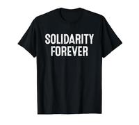 Solidarity Forever Labor Day 2024 Value Graphic T-Shirt, Men, Black, L