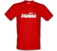Solidarity Polish Trade Union Lech Walesa Retro Political Heavy Cotton t-Shirt Colours Red