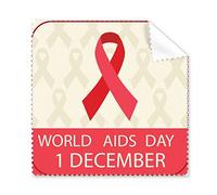Solidarity Symbol Red Ribbon 1st December World AIDS Day HIV Awareness Glasses Cloth Cleaning Cloth Phone Screen Cleaner 5pcs