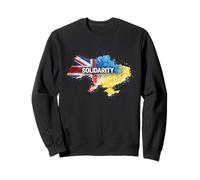 Solidarity with Ukraine - Great Britain Supports Ukraine Sweatshirt