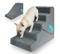 SOLIDEE 2-in-1 Dog Steps Height Adjustable for Bed & Sofa