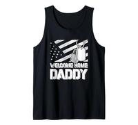 Solider Homecoming Military Child Welcome Home Daddy Tank Top