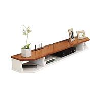 SolidFloating TV Stand Cabinet 150cm Wall Mount MultimaShelfEntertainment Unit for Small Apartments Living Room & Bedroom Fur