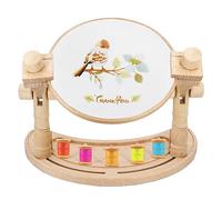 SolidGnik Adjustable Embroidery Hoop Stand Holder with Embroidery Kit and 2PCS Embroidery Hoops
