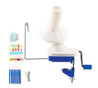 SolidGnik Yarn Ball Winder with Knitting Needles Set, Hand Operated, 4 Ounce Capacity