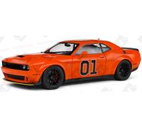 SOLIDO 1/18 2023 DODGE CHALLENGER R/T SCAT PACK WIDEBODY DUKES OF HAZZARD DAISY
