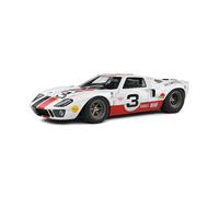1:18 SOLIDO Ford Usa Gt40 Mki #3 Eric Dean Design 2015 White Red SL1803010 Model