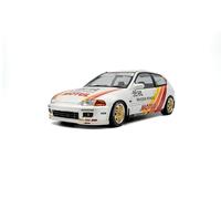 SOLIDO S1810404 1:18 Honda Civic (EG6) Solido Works Mugen Racing, White, 1992