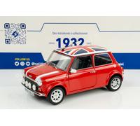Solido - 1:18 Mini Cooper Sport 1997 Red with Union Jack Flag - Diecast Model