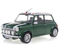 SOLIDO 1/18 MINI COOPER SPORT BRITISH RACING GREEN AND FLAG 1997 S1800612